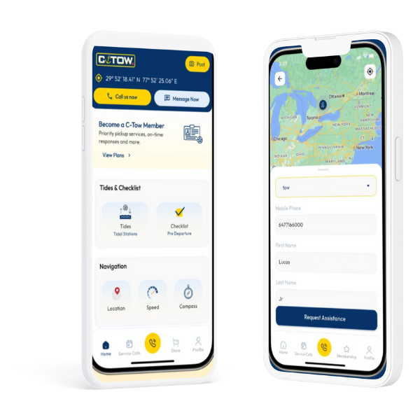 Free C-Tow Marine Assistance App