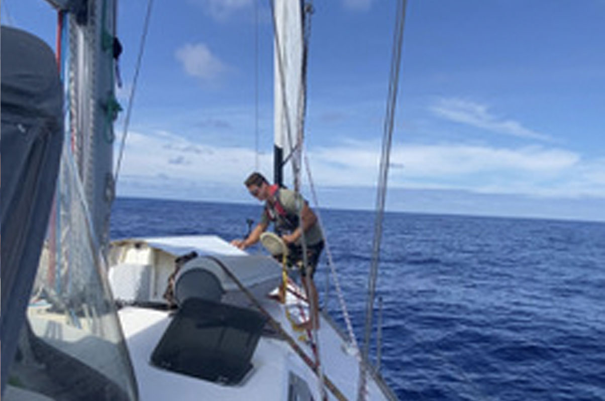 ocean crossing on a sailboat